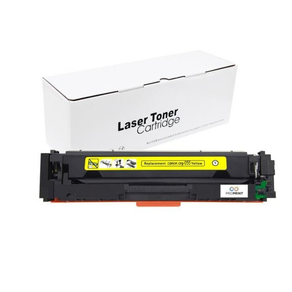 Canon CRG-055 Çipsiz Sarı Muadil Toner 2.100 Sayfa- LBP-663Cdw ürün görseli 1