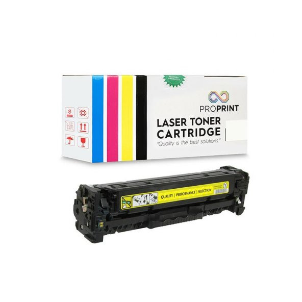 HP 305A-CE412A 2.600 Sayfa Sarı Muadil Toner- M451nw- MFP M475 ürün görseli 1