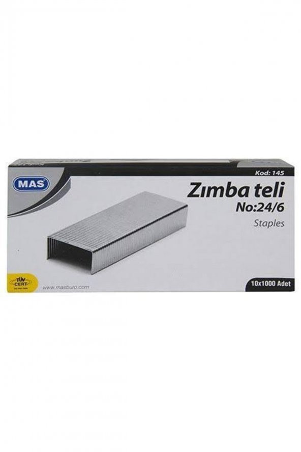 Mas Zımba Teli No: 24/6 Beyaz 10lu Paket (145) ürün görseli 1