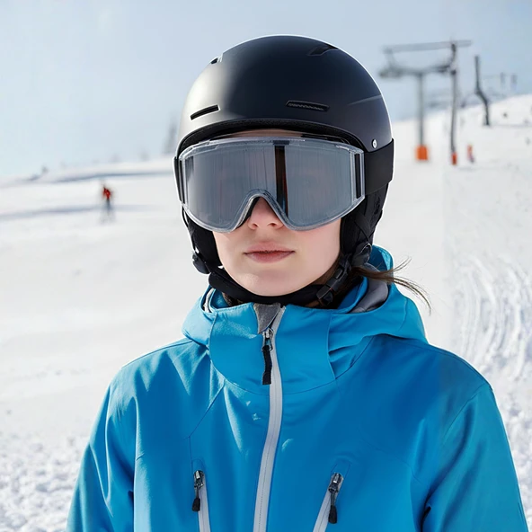 Kayak Gözlüğü Güneş Kar Gözlük Füme Snowboard Glasses Ekonomik Seri Gözlük ürün görseli 1