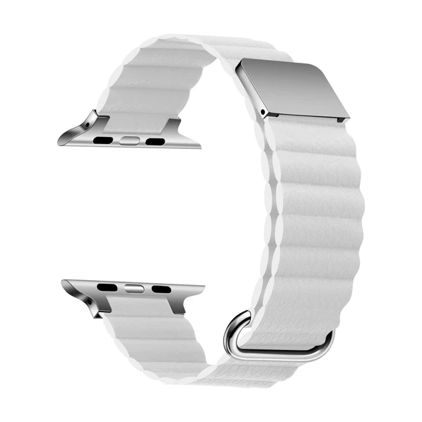 Apple Watch 42mm KRD-78 Suni Deri Kordon - Resim 12