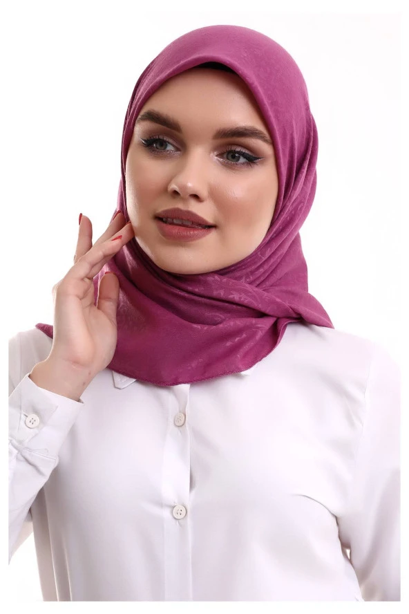 Kofra Desenli Baş Örtü - Fuşya ürün görseli 1