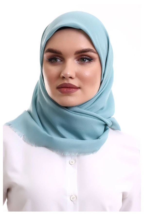 Pamuklu Pano Düz Desensiz Örtü Turkuaz ürün görseli 1