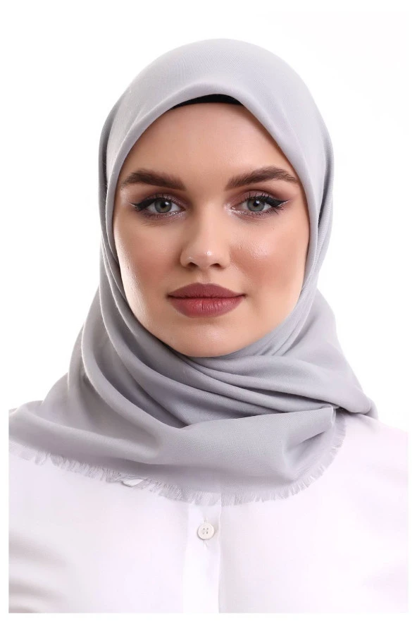 Pamuklu Pano Düz Desensiz Örtü Gri ürün görseli 1