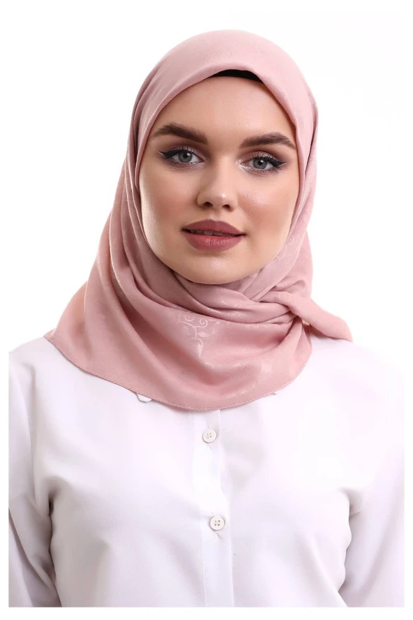 Kofra Desenli Baş Örtü - Pembe ürün görseli 1