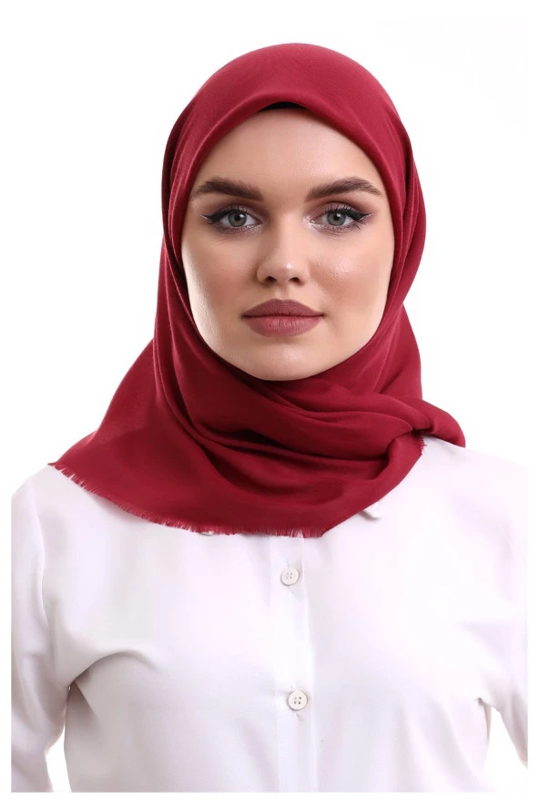 Pamuklu Pano Düz Desensiz Örtü Kırmızı ürün görseli 1