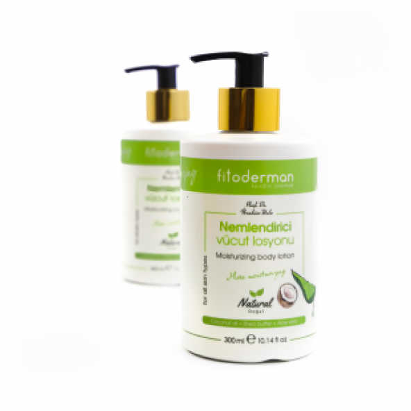 Fitoderman Shea Butter & Aloevera & Hindistan Cevizli Destekli Nemlendirici Vücut Losyonu 300 ml ürün görseli 1
