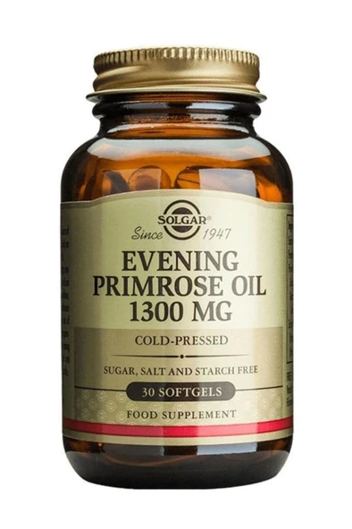 Solgar Evening Primrose Oil 1300 Mg 30 Softjel ürün görseli 1