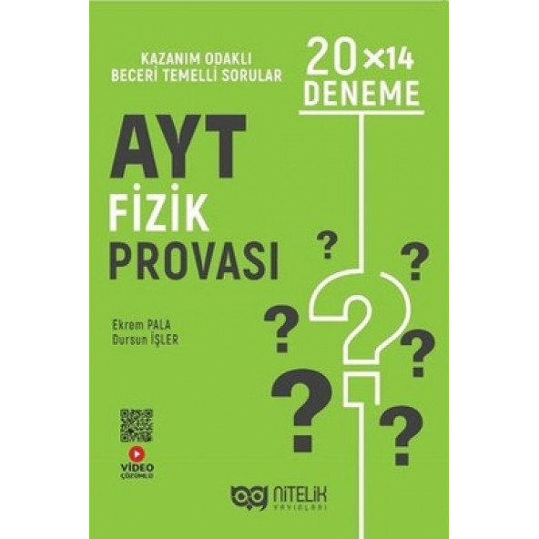 Nitelik Yayınları AYT Fizik Provası 20x14 Deneme ürün görseli 1