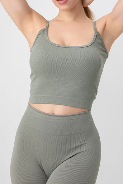 DoReMi Seamless Örme Askılı Büstiyer - Resim 8
