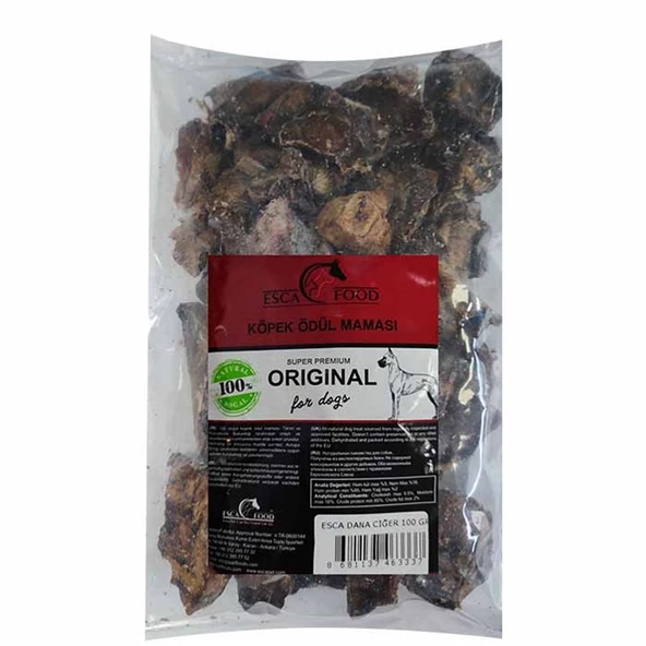 Esca Dana Ciğer Akciğer Köpek Ödülü 100 Gr. ürün görseli 1