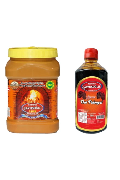 Çavuşoğlu Tahin Kepekli 930 gr + Çavuşoğlu Dut Pekmezi 1000 gr ürün görseli 1