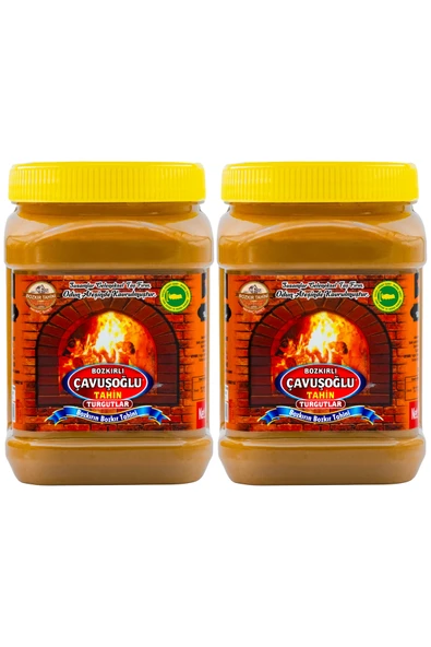 Çavuşoğlu Tahin Kepekli 930 gr + Çavuşoğlu Tahin Kepeksiz 930 gr ürün görseli 1