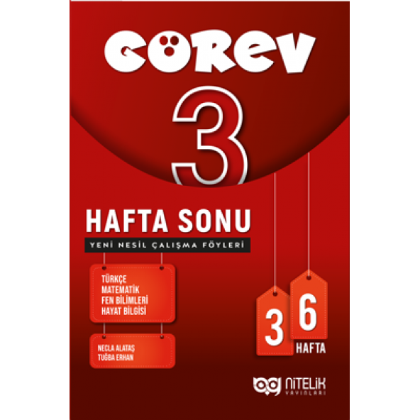 Nitelik Yayınları 3. Sınıf Görev Hafta Sonu Yeni Nesil Çalışma Föyleri ürün görseli 1