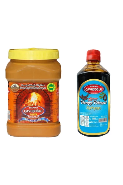 Çavuşoğlu Tahin Kepekli 930 gr + Çavuşoğlu Keçiboynuzu Pekmezi 1000 gr ürün görseli 1