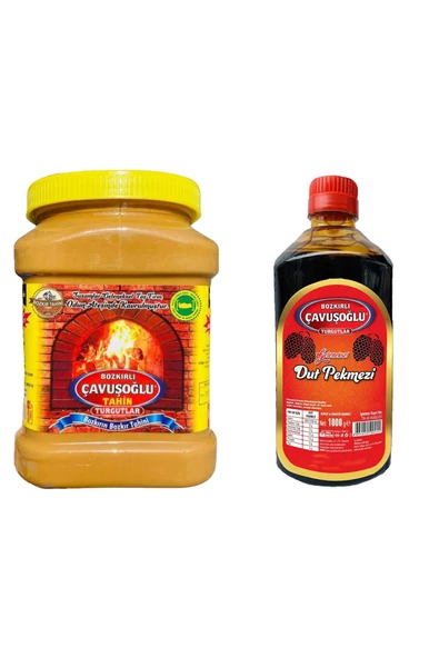 Çavuşoğlu Tahin Kepeksiz 930 gr + Çavuşoğlu Dut Pekmezi 1000 gr ürün görseli 1