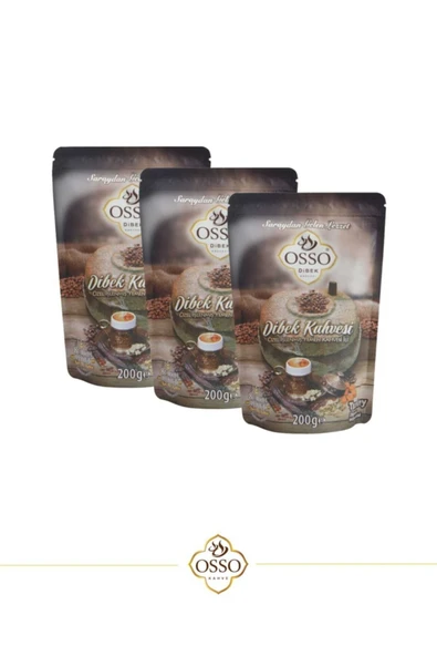 Osso Dibek Kahvesi 3x 200 gr ürün görseli 1