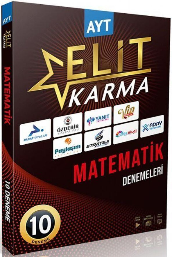 AYT Matematik Elit Karma 10 Deneme Paraf Yayınları ürün görseli 1
