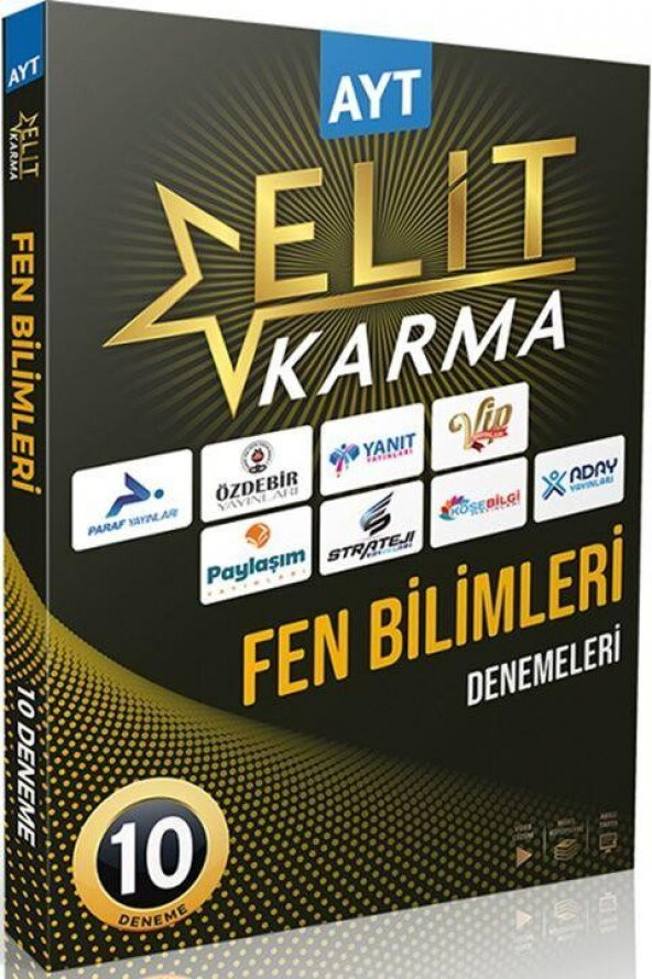 AYT Fen Bilimleri Elit Karma 10 Deneme Paraf Yayınları ürün görseli 1