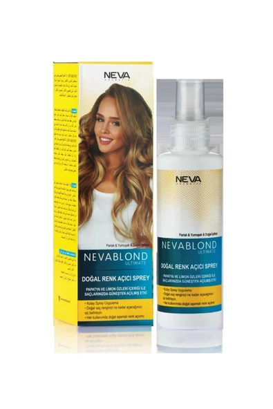 Nevablond Doğal Renk Açıcı Papatya Özü Sprey 150 ml ürün görseli 1