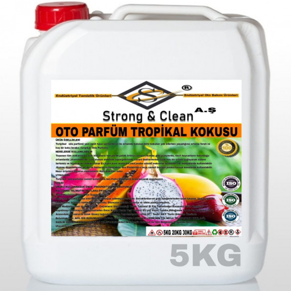 OTO PARFÜM TROPİKAL KOKULU 5KG ürün görseli 1
