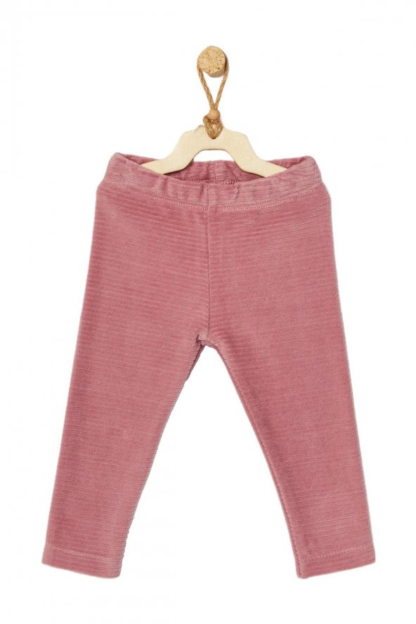 Andywawa Kız Bebek Kadife Koyu Pembe Pantolon AC22365RP ürün görseli 1