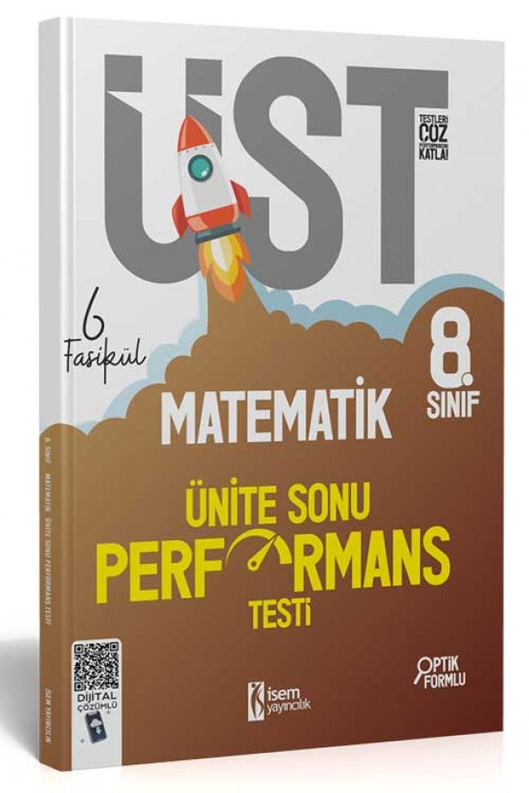 İsem Yayınları 8.Sınıf LGS Matematik 6 Fasikül Ünite Sonu Performans Testi ürün görseli 1