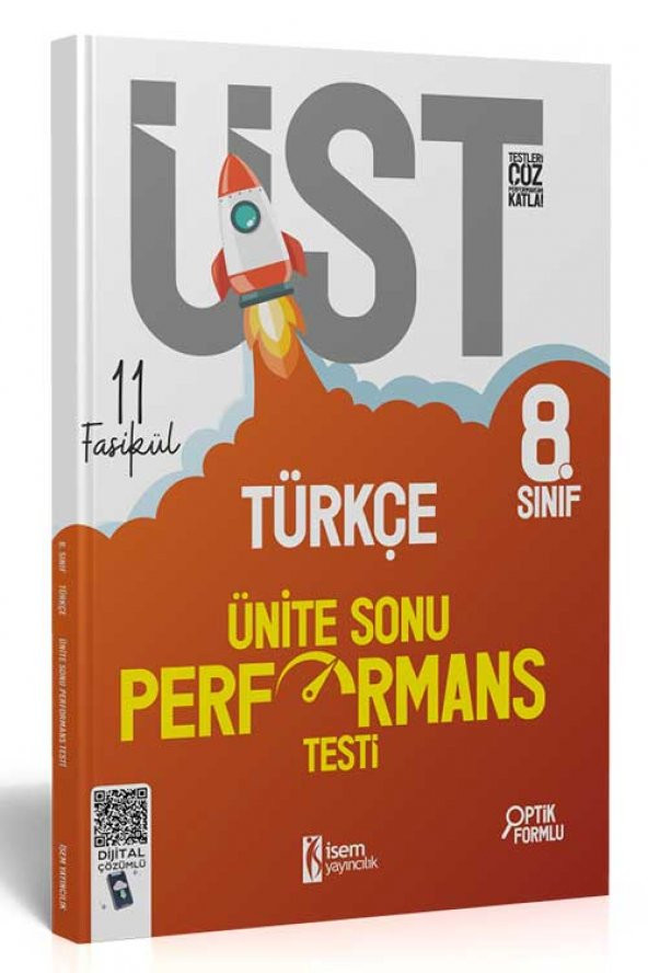 İsem Yayınları 8.Sınıf LGS Türkçe 11 Fasikül Ünite Sonu Performans Testi ürün görseli 1