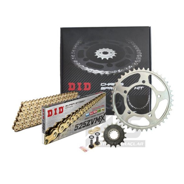 Did-Jt 2011-2019 Ducati Diavel Carbon Uyumlu Zincir Dişli Set Zvm-x Zincir Gold (Sarı) Renk ürün görseli 1