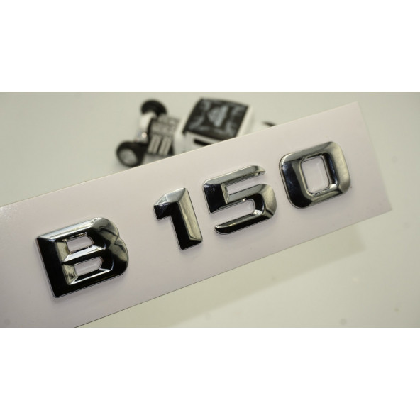 B150 Bagaj Krom Metal 3M 3D Yazı Logo ürün görseli 1