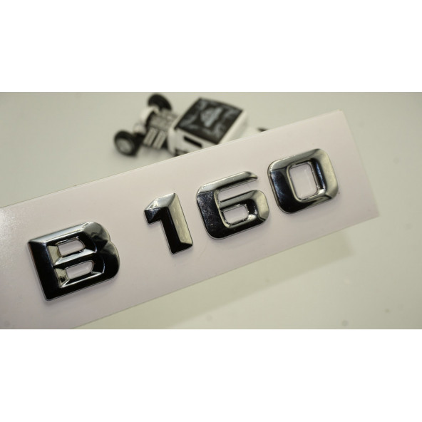 B160 Bagaj Krom Metal 3M 3D Yazı Logo ürün görseli 1