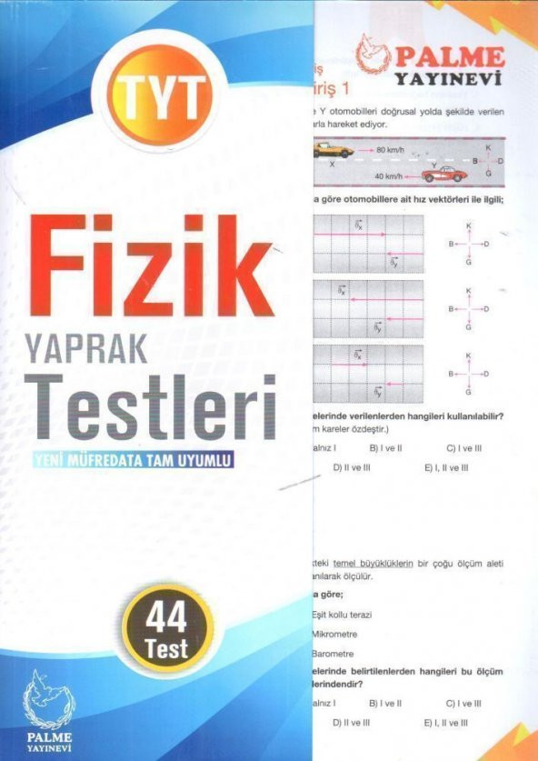 Palme Yayınları TYT Fizik Yaprak Testleri ürün görseli 1