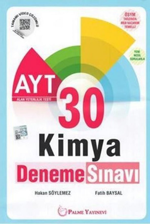 Palme Yayınları AYT Kimya 30 Deneme ürün görseli 1