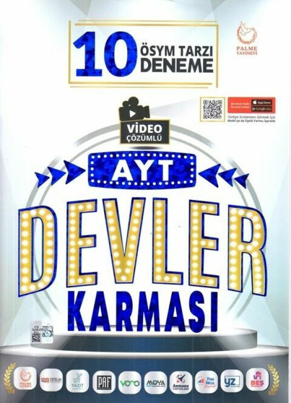 Palme Yayınları AYT Devler Karması 10 Deneme ürün görseli 1