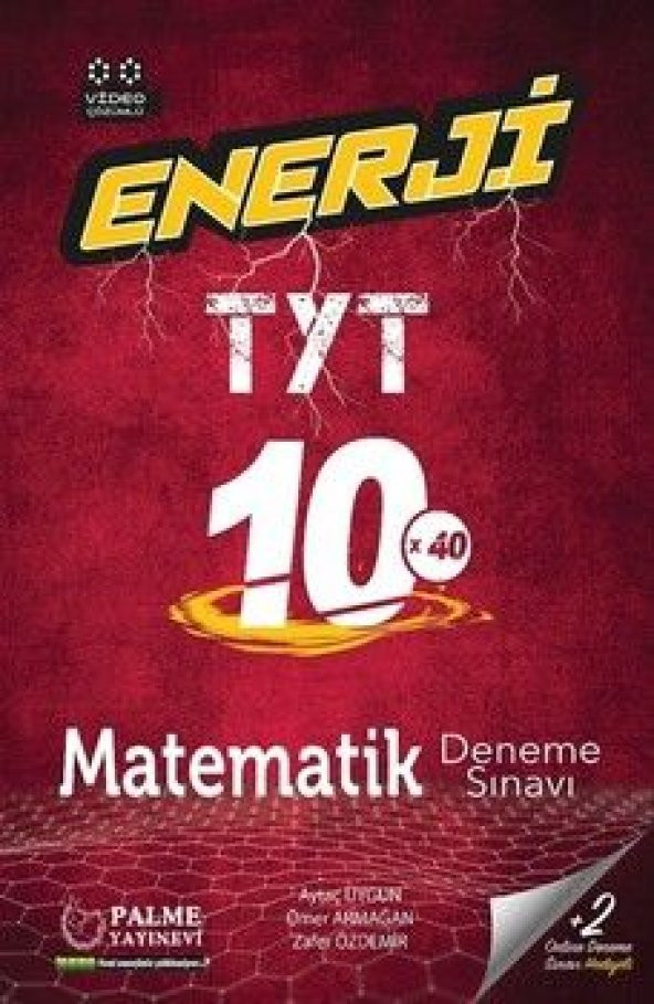 Palme Yayınları TYT Matematik Enerji 10 Deneme Sınavı ürün görseli 1
