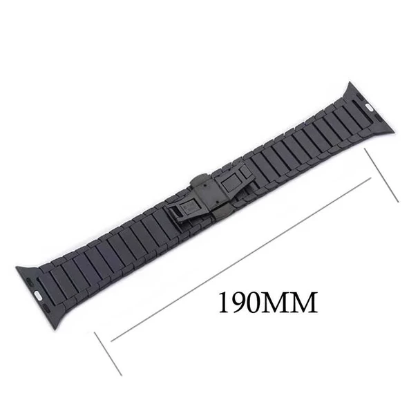 Apple Watch 38mm KRD-16 Metal Katlamalı Kordon - Resim 10