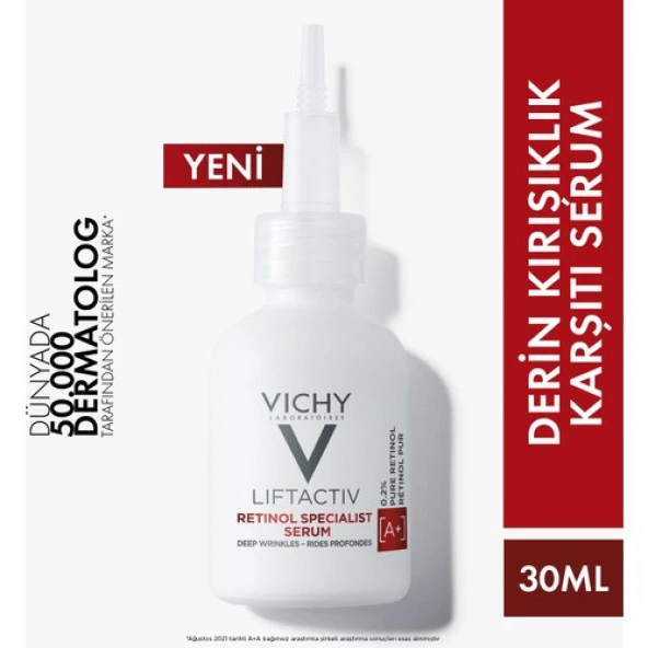 Vichy Liftactiv Retinol Specialist Derin Kırışıklık Karşıtı Serum 30 ml ürün görseli 1
