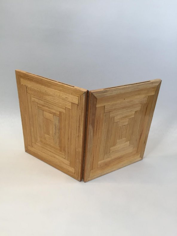 Çiftli Bambu Fotoğraf Çerçevesi 10x7 cm - Resim 3