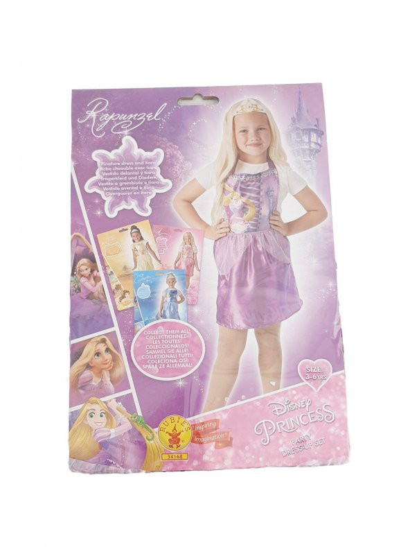 Disney Princess Rapunzel Kostüm 3-6 Yaş ürün görseli 1
