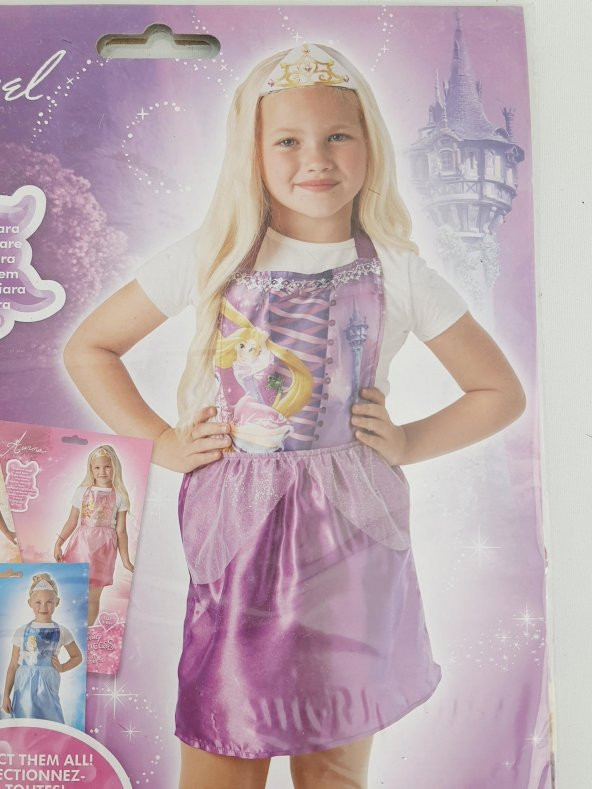 Disney Princess Rapunzel Kostüm 3-6 Yaş - Resim 2
