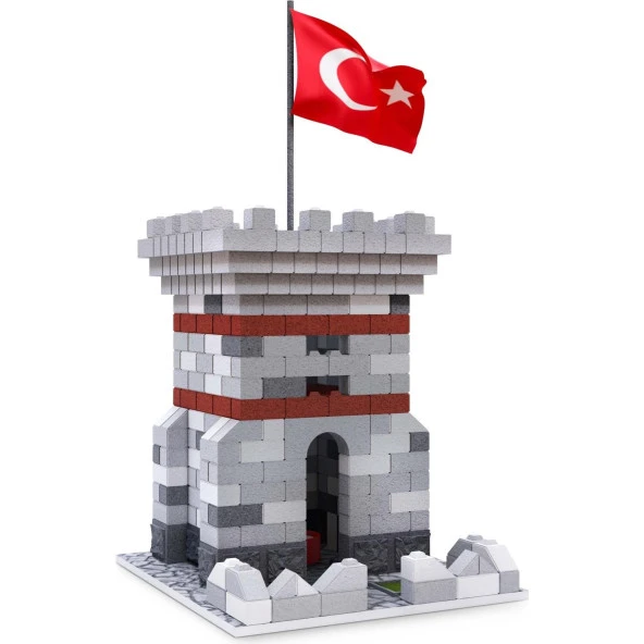 Eshel Maket Tuğla Kale Blok 1:24 Ölçek ürün görseli 1