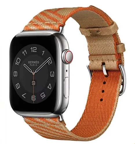 Apple Watch 7 41mm KRD-51 Hasır Kordon - Resim 8
