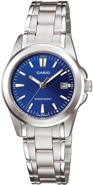 CASIO LTP-1215A-2A2DF METAL TAKVİMLİ BAYAN KOL SAATİ ürün görseli 1