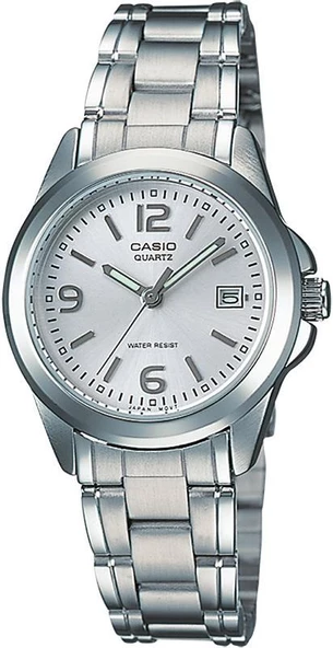 CASIO LTP-1215A-7ADF METAL TAKVİMLİ BAYAN KOL SAATİ ürün görseli 1