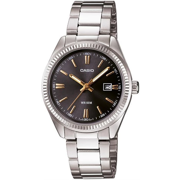 CASIO LTP-1302D-1A2VDF METAL TAKVİMLİ BAYAN KOL SAATİ ürün görseli 1
