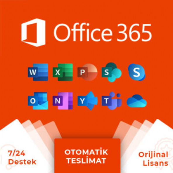 Microsoft Office 365 Pro Plus 5 Cihaz Lisans Hesabı ürün görseli 1