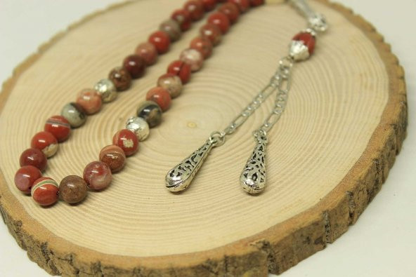 Jasper Taşı Tesbih 8mm (24950) - Resim 4