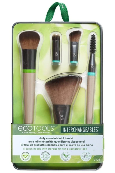 Ecotools Daily Essentials Total Face Kit Makyaj Fırça Seti ürün görseli 1