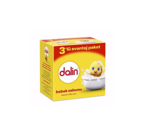 Dalin Bebek Sabunu Klasik 3lü 3x100 Gr ürün görseli 1