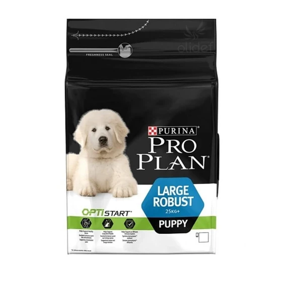Pro Plan Puppy Large Robust Büyük Irk Tavuklu Yavru Köpek Maması 3 KG Açık Mama ürün görseli 1